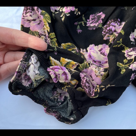 Floral Black Jumpsuit - Picture 6 of 14